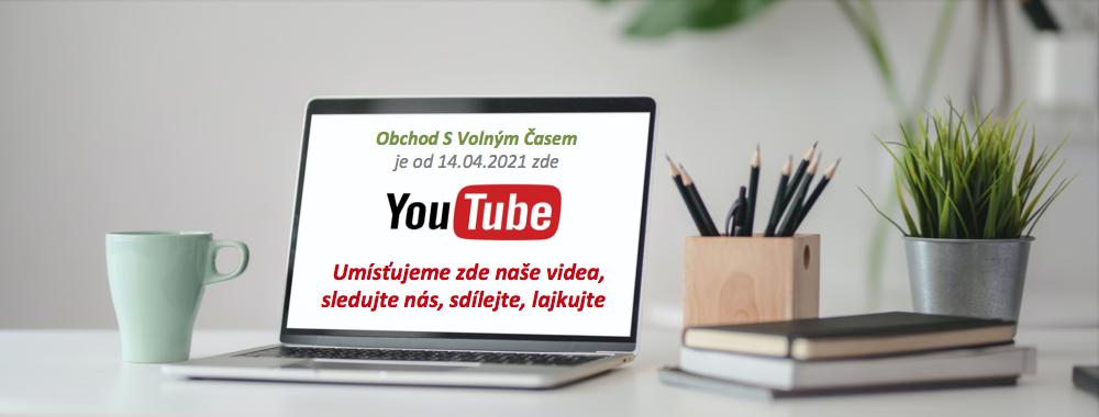 Jsme od 14.4.2021 na YouTube